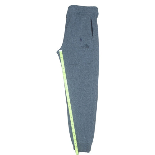 The North Face Men's Grey Fleece Jogger Trousers S Regular Fit