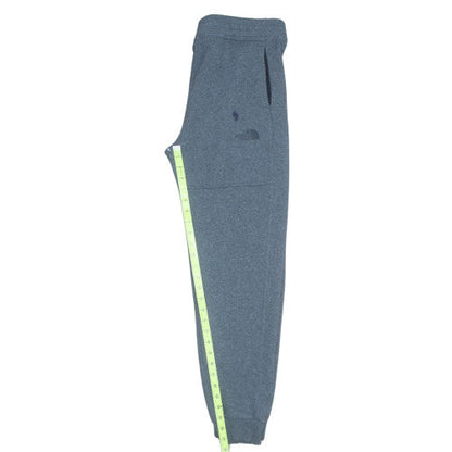 The North Face Men's Grey Fleece Jogger Trousers S Regular Fit