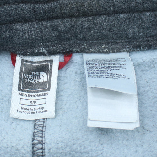 The North Face Men's Grey Fleece Jogger Trousers S Regular Fit