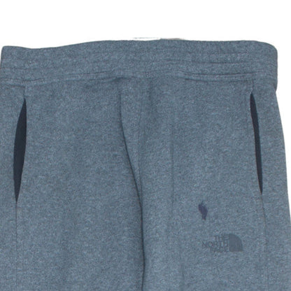 The North Face Men's Grey Fleece Jogger Trousers S Regular Fit