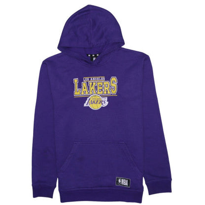 NBA Los Angeles Lakers Boys Purple Pullover Hoodie - Size 14 Years