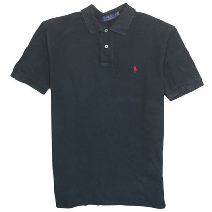 Ralph Lauren Men's Black Cotton Polo Shirt Size L Classic Fit