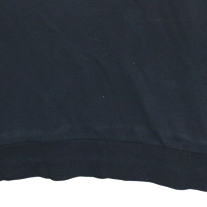 Fred Perry Men's Black Large Crew Neck Pullover Sweatshirt