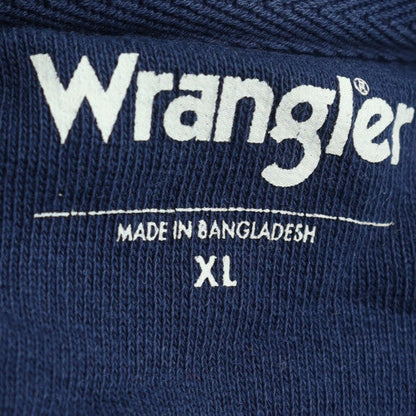 Wrangler Men's Blue XL Crew Neck Pullover Sweatshirt