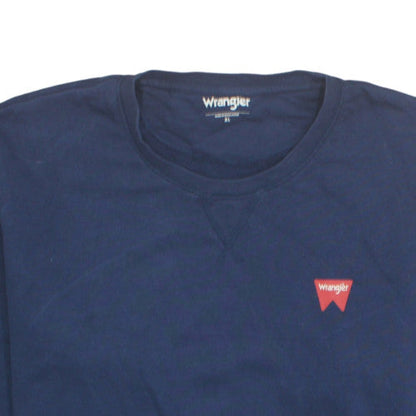 Wrangler Men's Blue XL Crew Neck Pullover Sweatshirt