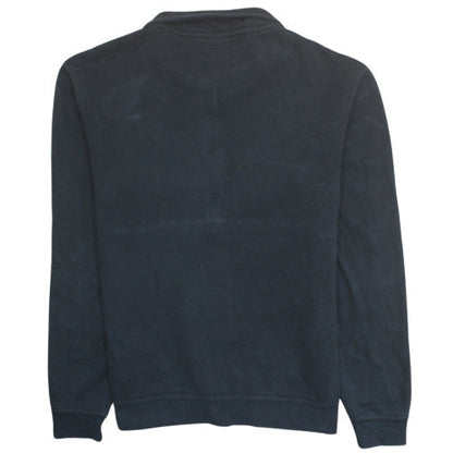 Nike Men's Black Half Zip Fleece Sweatshirt Size M