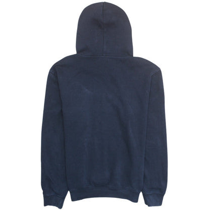 Champion Men's Blue Pullover Hoodie Medium Fleece Logo Sweatshirt