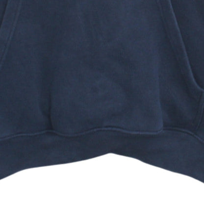 Champion Men's Blue Pullover Hoodie Medium Fleece Logo Sweatshirt