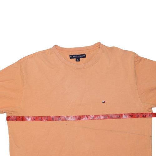 Tommy Hilfiger Men's Beige Crew Neck Cotton T-Shirt Size M