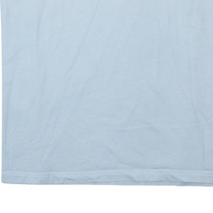 Tommy Hilfiger Denim Men's Light Blue Crew Neck Cotton T-Shirt L