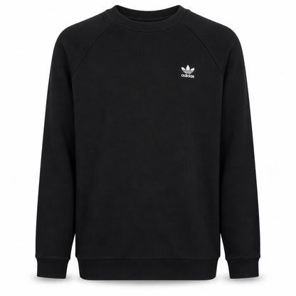 Adidas Men's Black Pullover Sweatshirt Size M Crew Neck Logo