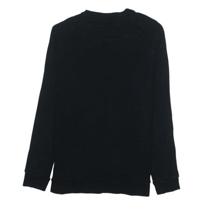 Adidas Men's Black Pullover Sweatshirt Size M Crew Neck Logo