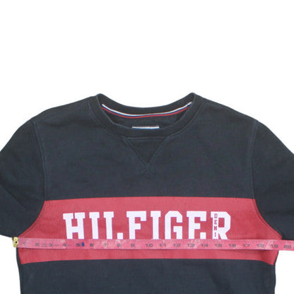 Tommy Hilfiger Men’s Blue Sweater S Crew Neck Pullover Sweatshirt