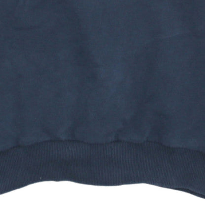 Fred Perry Men's Blue 1/4 Zip High Neck Sweatshirt Size L