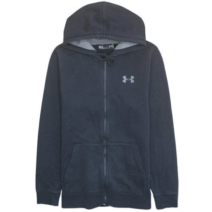 Under Armour Mens Black Full Zip Hoodie Medium Sports Fleece