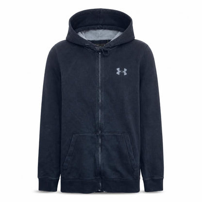 Under Armour Mens Black Full Zip Hoodie Medium Sports Fleece