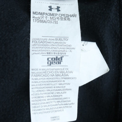 Under Armour Mens Black Full Zip Hoodie Medium Sports Fleece