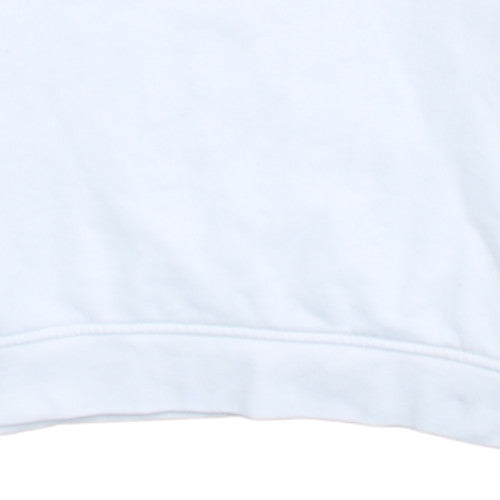 Tommy Hilfiger Men's White Crew Neck Pullover Sweatshirt M