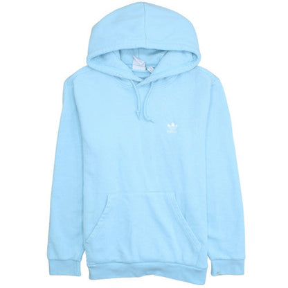 Adidas Men's Blue Pullover Hoodie L Long Sleeve Fleece Sweatshirt