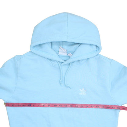 Adidas Men's Blue Pullover Hoodie L Long Sleeve Fleece Sweatshirt