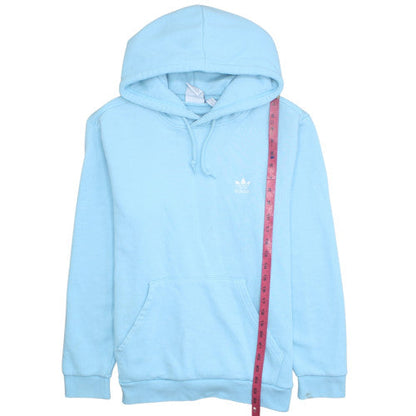 Adidas Men's Blue Pullover Hoodie L Long Sleeve Fleece Sweatshirt