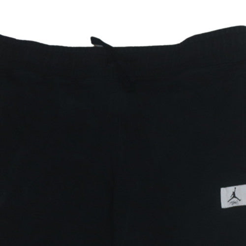 Jordan Men's Black Sweatpants M Relaxed Fit Cotton Fleece
