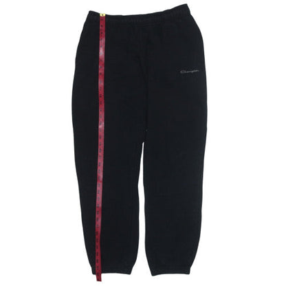 Champion Mens Black Fleece Sweatpants L Regular Fit
