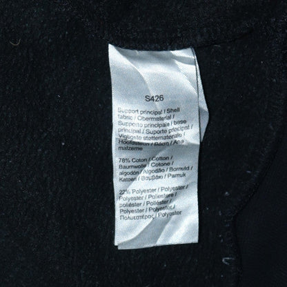 Lacoste Men's Black Relaxed Fit Crew Neck Logo Sweatshirt Size M