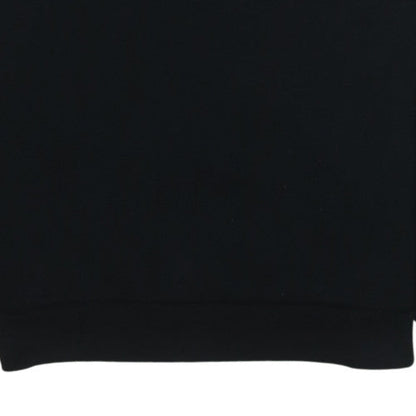 Lacoste Men's Black Relaxed Fit Crew Neck Logo Sweatshirt Size M