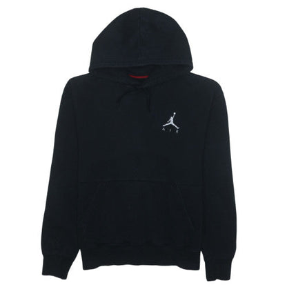 Jordan Mens Black Pullover Hoodie M Logo Graphic Cotton Blend