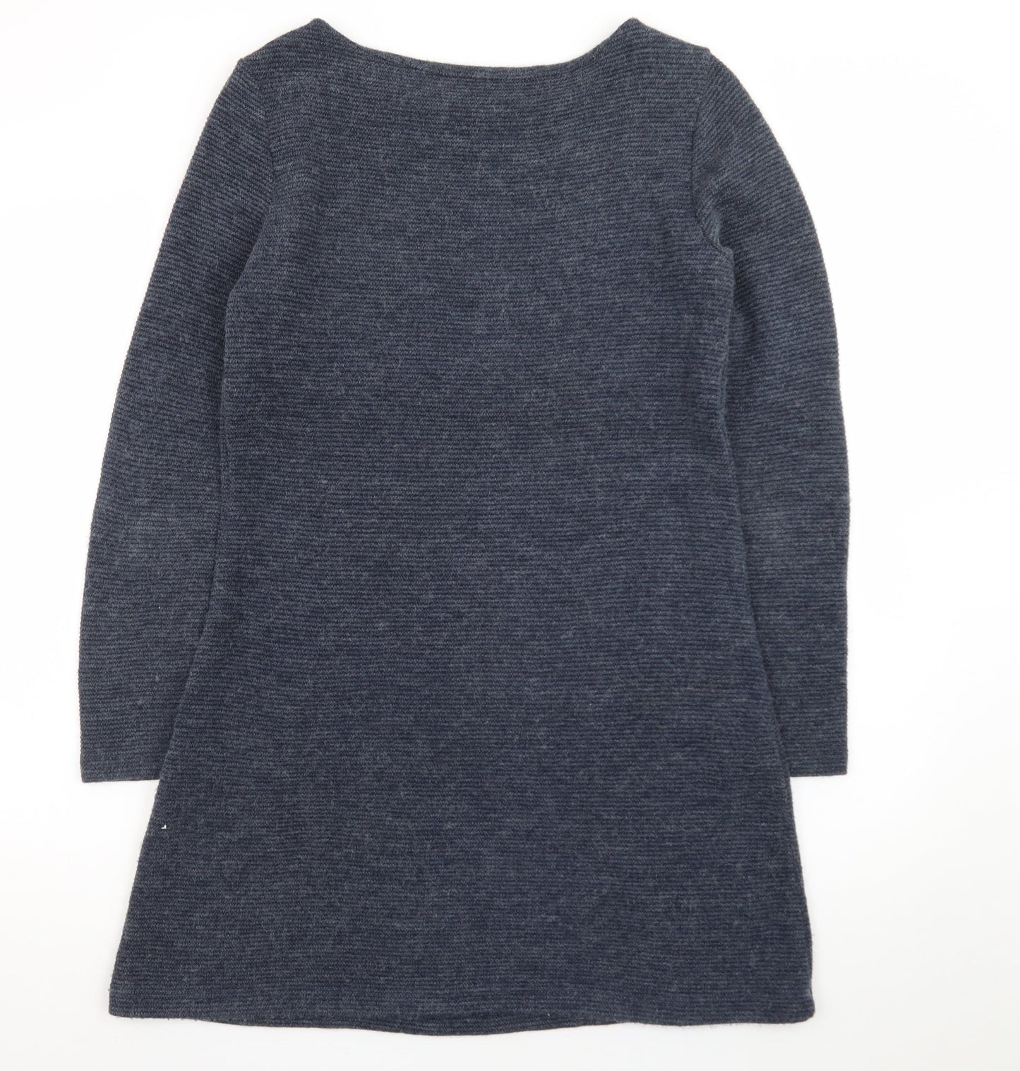Lily & Me Women’s Blue Knit Long Sleeve Sweater Dress Size 12