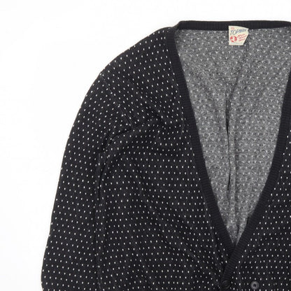 Topman Men's Black 2XL Classic Knit Button Cardigan