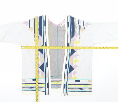 Marks and Spencer Womens Multicoloured Size 10 Aztec Knit Cardigan