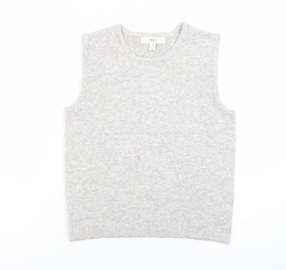 Marks and Spencer Womens Grey Knit Sleeveless Vest XS