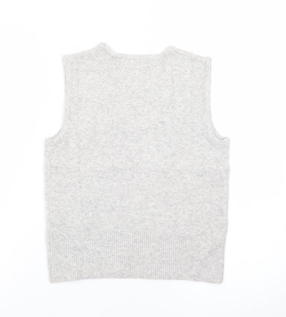 Marks and Spencer Womens Grey Knit Sleeveless Vest XS