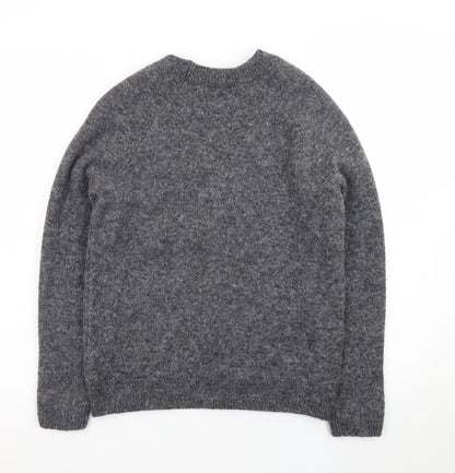 Marks and Spencer Women’s Grey Snowflake Knit Jumper XS
