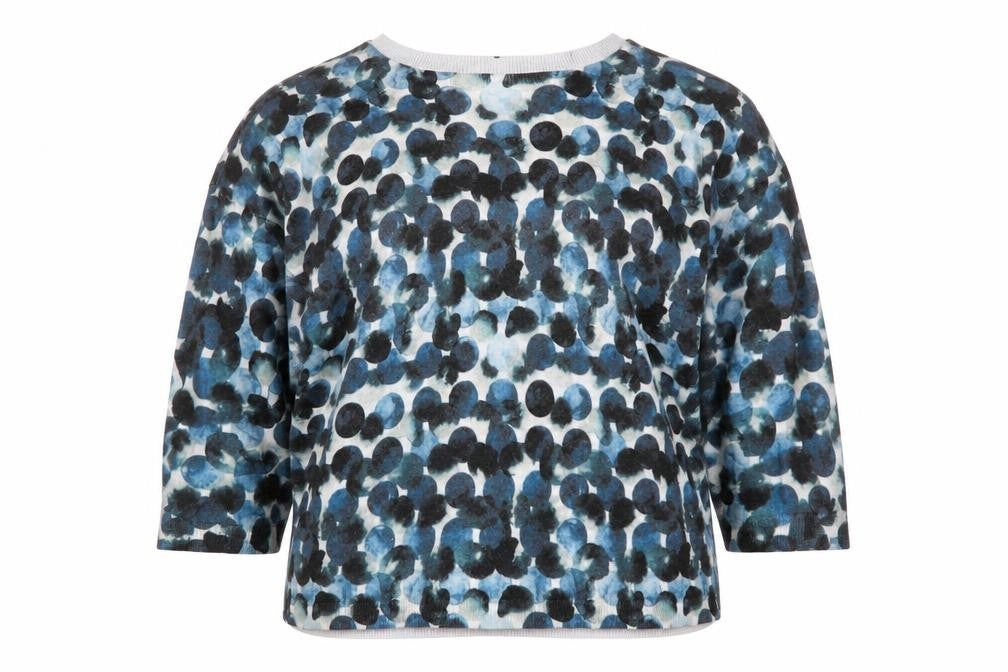 Jigsaw Women’s Multicoloured Cotton Silk Crew Neck Jumper Size S