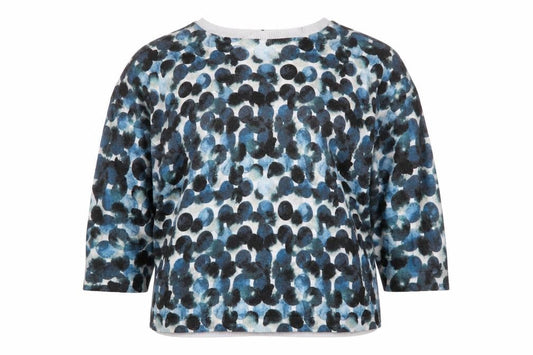 Jigsaw Women’s Multicoloured Cotton Silk Crew Neck Jumper Size S