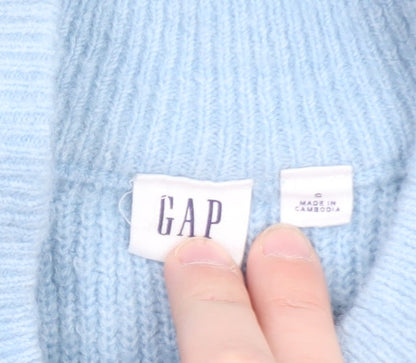 GAP Women’s Multicoloured Mock Neck Chunky Knit Jumper Size S