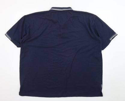 Slazenger Men’s Navy Blue 3XL Cotton Polo Shirt Classic Sports Style
