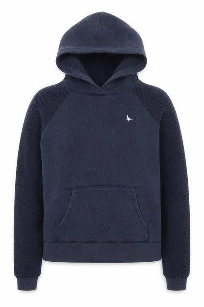 Jack Wills Womens Navy Blue Pullover Hoodie UK 6