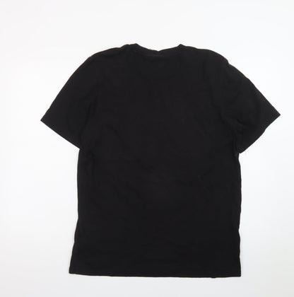 Adidas Women’s Black Classic Trefoil Logo T-Shirt Size M
