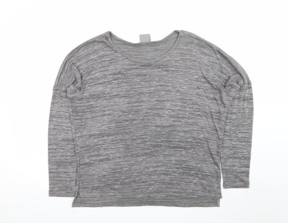 Vero Moda Women’s Grey Long Sleeve Jersey T-Shirt Size L