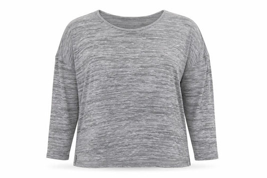 Vero Moda Women’s Grey Long Sleeve Jersey T-Shirt Size L