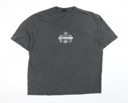 Thrills Men's Black Graphic Short Sleeve Cotton T-Shirt M
