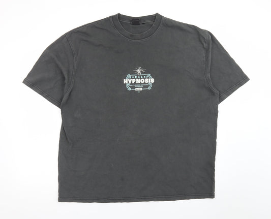 Thrills Men's Black Graphic Short Sleeve Cotton T-Shirt M