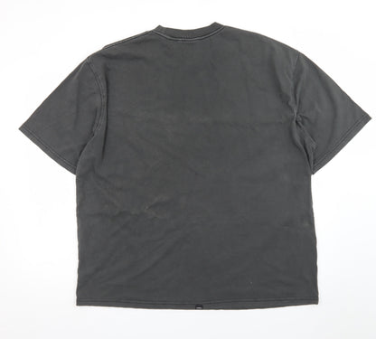Thrills Men's Black Graphic Short Sleeve Cotton T-Shirt M