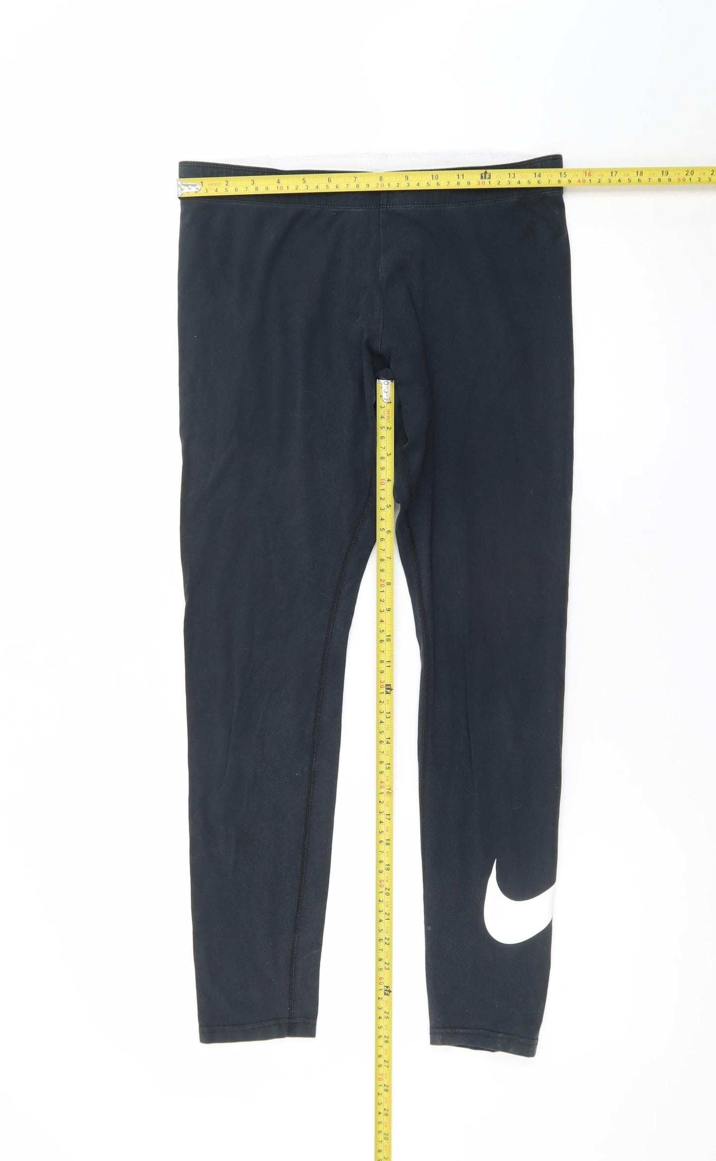 Nike Womens Black L Leggings Stretch Breathable Athleisure