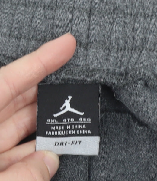 Jordan Men's Grey 4XL Dri-Fit Jogger Trousers