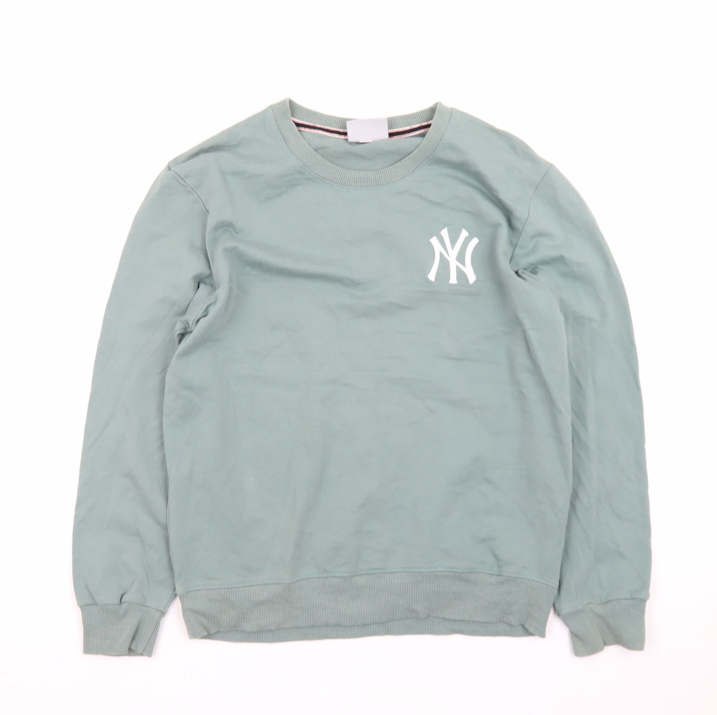 MLB Men’s Green Crew Neck Pullover Sweatshirt M Regular Fit